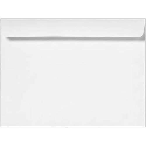 LUXPaper 9 x 12 Booklet Envelopes | Bright White | 24lb. Text | 250 Qty