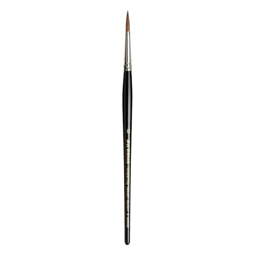 da Vinci Watercolor Series 10 Maestro Paint Brush, Round Kolinsky Red Sable, Size 6
