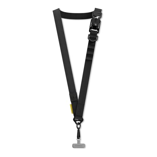 RhinoShield Utility Crossbody Phone Lanyard | Magnetic Buckle, Additional Loop to Hang Airpods, Keys (Landyard Card Included)