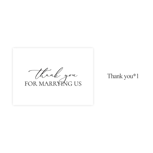 Wedding Day Card, Thank You for Marrying Us, Wedding Best Officiant Ever Gift