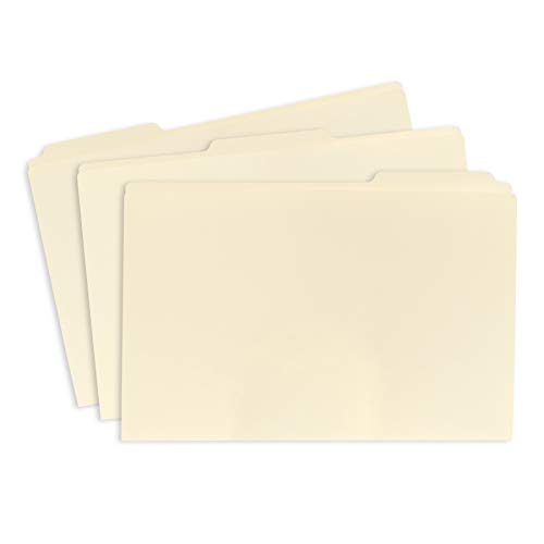 Blue Summit Supplies 11x17 Folders for Blueprints, Plans, Drawings, and Construction, Manila 11x17 File Folders, Bulk 50 Pack