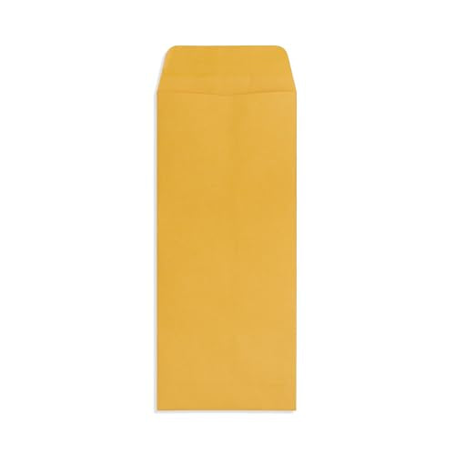 500 Cashier Deposit Report Envelopes, Daily Cash Envelopes for Small Business, Retailers and Restaurants, 24lb Brown Kraft