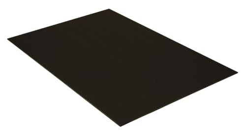 UCreate Black-on-Black Foam Board 20x30 Inch 10 Sheets - Sturdy Lightweight Craft & Display Boards