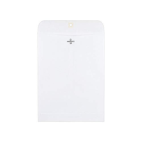 Staples 9x12 White Wove Clasp Envelopes - 100 Pack