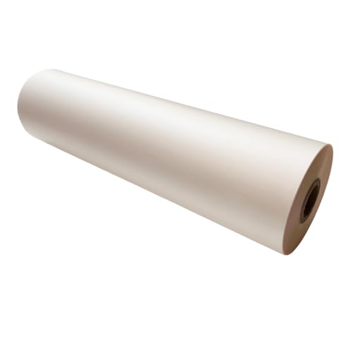 INTBUYING 12.5 in x 656 ft Matte Thermal Laminating Film BOPP Laminating Film Hot Roll Laminating Film, 1" Poly-in Core, 1 mil (28 mic) Thickness, Laminating Sheet Roll for Paper and Photo Laminating