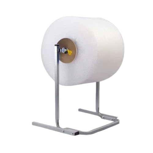 64x52x30cm Bubble Wrap Dispenser Stand - Heavy Duty Roll Holder for Moving & Shipping