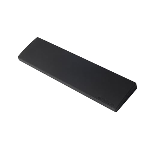 Silicone Wrist Rest for Keychron K10 Pro / K10 Max/ K10 HE / Q6 / Q6 Pro / Q6 Max / Q6 HE / V6 / V6 Max, 17.6" Non-Slip Palm Rest, 100% Full-Sized Mechanical Keyboards Support with Typing Pain Relief