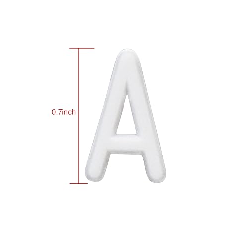 Letters for Felt Letter Boards, 300 Pieces Including Characters, Numbers & Symbols 0.7 Inch for Changeable Plastic Message Boards (White)