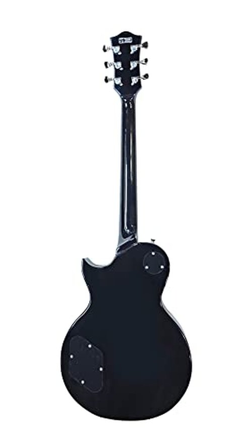 IYV 6 String Solid-Body Electric Guitar, Right, Black (ILS-340 BK)