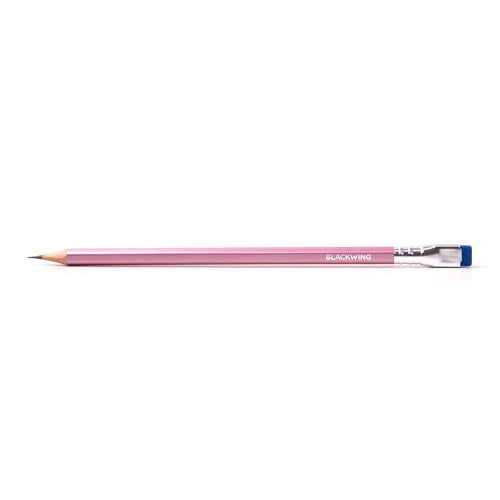 Blackwing Pearl Pencils - 12 Count, Pink Lacquer Finish, 2B Balanced Lead, Premium Wood, Japanese Graphite