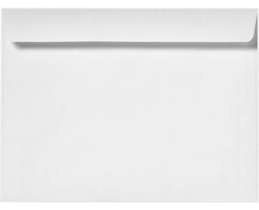 Reskid 10x13 Booklet Envelopes with Gummed Seal - White Wove, 28 lb, 500 Pack