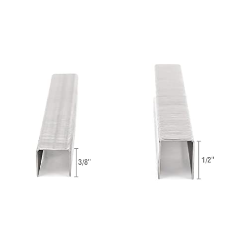 Arrow T50 Stainless Steel Staples Pack Set #508SS1 1/2'' 12mm and #506SS1 3/8'' 10mm