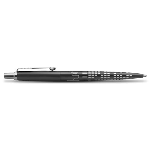 Parker Jotter Ballpoint Pen | Special Edition | NYC Black CT | Medium Point with Blue Ink | Gift Box