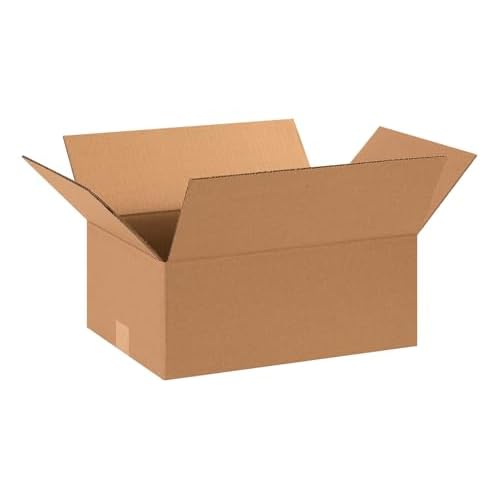 AVIDITI 15 x 11 x 6 Corrugated Cardboard Boxes, Medium 15"L x 11"W x 6"H, Pack of 25 | Shipping, Packaging, Moving, Storage Box for Home or Business, Strong Wholesale Bulk Boxes
