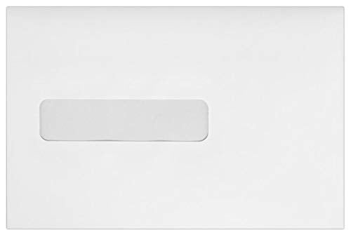 LUXPaper 6 x 9 Booklet Window Envelopes - Bright White, 24lb, Pack of 500