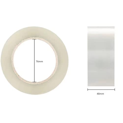 36 Rolls Clear Packing Tape,Packaging Tape for Moving Boxes, Shipping, Office and Storage, Commercial Grade Carton Sealing Adhesive Industrial Tape, 1.88" x 65 Yards, 3 inch Core