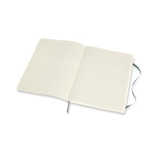 Moleskine PRO Notebook, Soft Cover, XL (7.5" x 9.5") Professional Project Planning, Forest Green, 192 Pages
