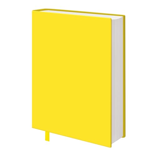 KICNIC Yellow Fabric Book Cover Jumbo - Adjustable, Reusable 9x11 Inch