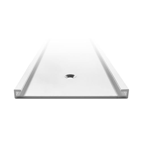 Silver Aluminum Name Plate Holder 2x8 Inch Wall or Door Mount - 5 Pack