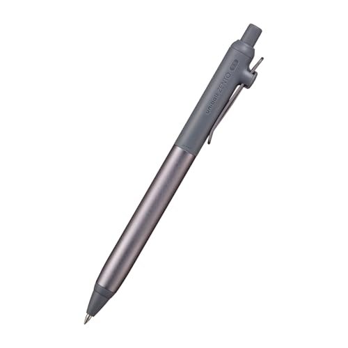 ߲×Ôæçù¶ uniball ZENTO Flow Model Rollerball Pen, Anodized Aluminum Grip, Fine 0.5mm, Water-Based Black Ink, Ultra-Smooth with Reduced Friction, Hematite, UBNZF05.43