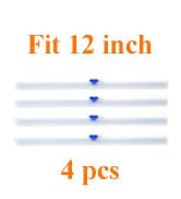 GEGADO Fit 12in Reusable Plastic Wrap Cutter - 4 Pack Two-Way Slide Dispenser