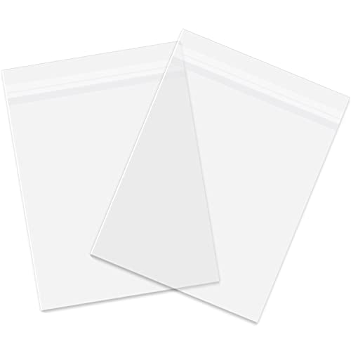 AUEAR, 16x20 (100 Pack) Clear Plastic Sleeves - Acid Free 1.6mil Crystal Resealable Bags -Fit for 16x20 Art Prints, Photos, Clothing