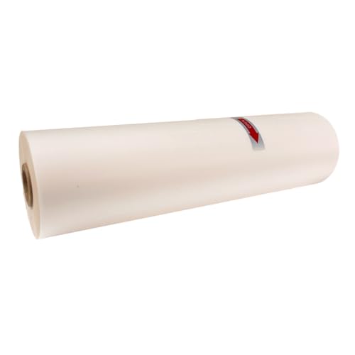 INTBUYING 12.5 in x 656 ft Matte Thermal Laminating Film BOPP Laminating Film Hot Roll Laminating Film, 1" Poly-in Core, 1 mil (28 mic) Thickness, Laminating Sheet Roll for Paper and Photo Laminating