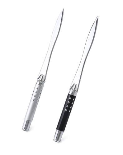 Metal Letter Opener with Safe Edge - Ergonomic Envelope Cutter for Office & Home
