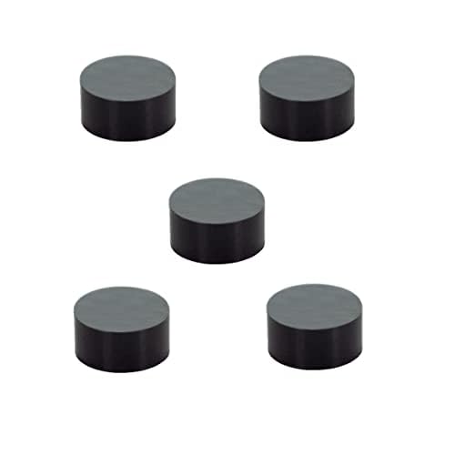 EVI Herrajes | Replacement Wall-Mounted Door Stop Protective Rubber, Black Color, for Models I-198/28, I-254/35, I-255, I-260/45