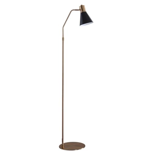 Safavieh Lighting Collection Grania Gold and Black 60-inch Floor Lamp