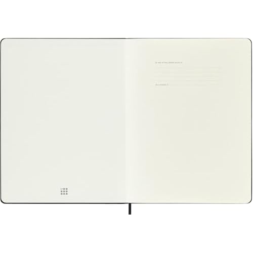 Moleskine Classic 18 Month 2025-2026 Weekly Planner, Hard Cover, XL (7.5" x 10"), Black, 208 pages