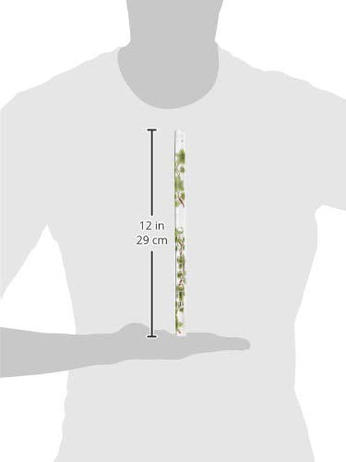 Hall Crystal Flute 11004 - Inline Glass Piccolo in D - Green Ivy