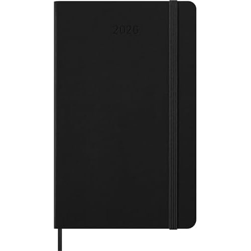 Moleskine 12 Month 2026 Smart Weekly Planner, Hard Cover, Large (5" x 8.25") Black: Compatible with Moleskine Smart Pen (Smart Set Sold Separately)