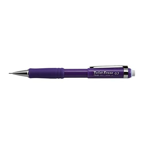 Pentel Twist-Erase III Mechanical Pencil, (0.7mm), Violet Barrel