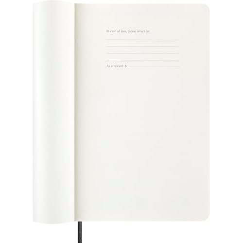 Moleskine Classic 12 Month 2026 Monthly Planner, Soft Cover, Large (5" x 8.25"), Black, 128 pages