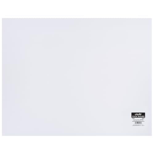 UCreate White Foam Board 22 x 28 Inches - 5 Sheets for Crafts & Projects