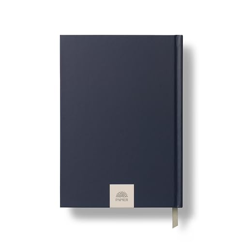 Papier Joy 2026 Year Planner - Navy Blue Hardback | Full Calendar Year | Month View & Week View | Quality Paper | Day Diary Or Organizer For Appointments, Dates, Memos | Personal & Business Use