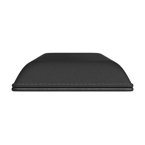 Glorious Gaming Padded Keyboard Wrist Rest (Full Size, 25mm Thick) - Anti-Fray Stitched Edges, Smooth Cloth Surface, Anti-Slip Rubber Base, Medium Firmness, 440 x 100 x 25mm - Black