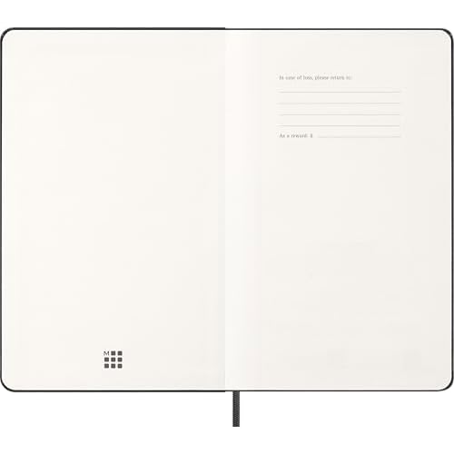 Moleskine Classic 12 Month 2026 Weekly Planner, Hard Cover, Large (5" x 8.25"), Black, 144 pages