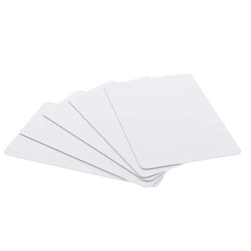 200 Pack Premium Blank PVC ID Cards CR80 30 Mil White - Compatible with Most Printers