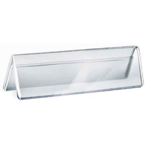 Azar Displays 192801 6-Inch Width by 2-Inch Height Two-Sided Nameplate, 10-Pack