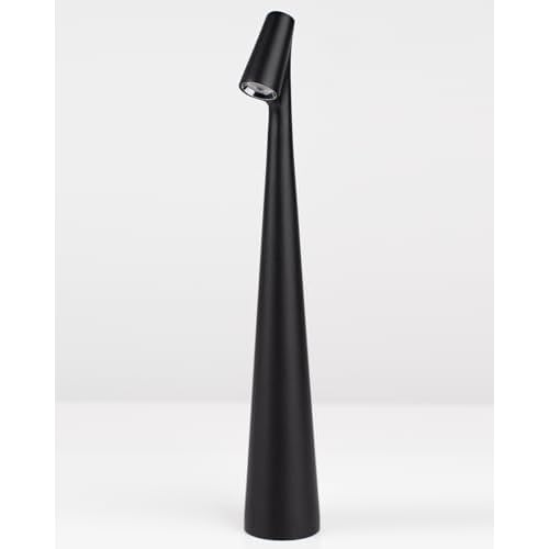 Generic NOCABLESINSIGHT Desk lamp, USB Rechargeable, 3 Brightness Levels, Touch Control, for Desk, highlighting Items. Color Black, Small