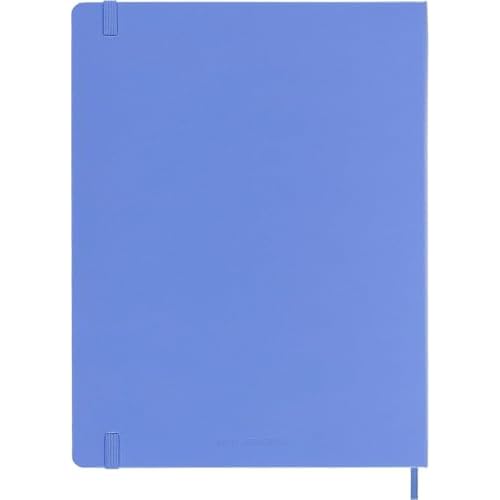 Moleskine Classic Notebook, Extra Large, Plain, Hydrangea Blue, Hard Cover (7.5 x 9.75)