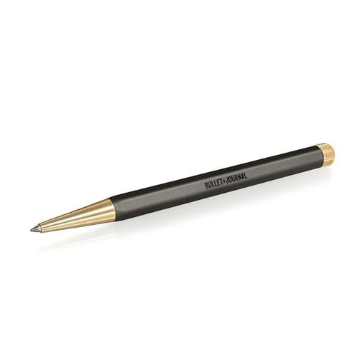 LEUCHTTURM1917 - Official Bullet Journal Writing Pen Special Edition Drehgriffel Built for BuJo - Gel Pen Stylus with Black Ink Included (Black)