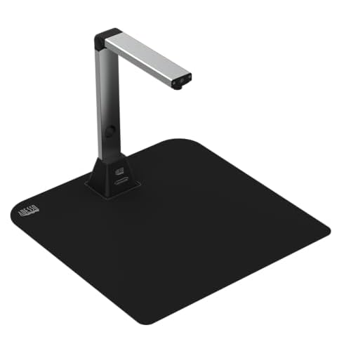 Adesso 4K 8.0 Megapixel Document Camera Classroom Projector for Teachers Video Recording, Photo Capture, OCR Text Recognition, Digital Zoom & Autofocus, Instant Business Scanner Camera Cybertrack 820