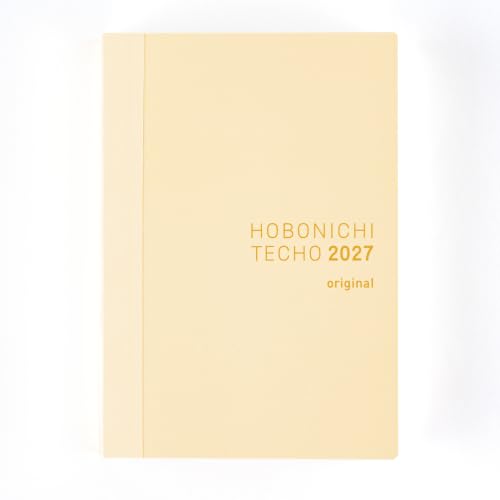 Hobonichi Techo 2027 Original English Planner A6 Daily Calendar January Start
