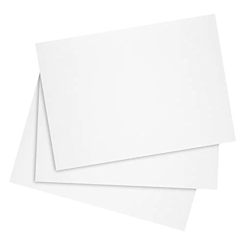 Reskid White Cardstock Thick Paper - Blank Heavy Weight 110 lb Cover Card Stock - 100 Pack (8.5x11, Inches)