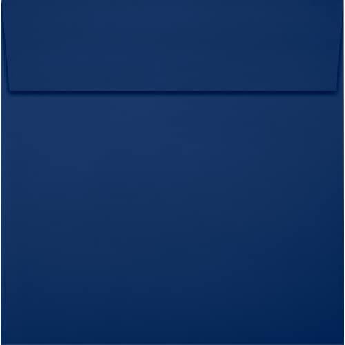 LUXPaper Square Invitation Envelopes | Peel & Press | 6" x 6" | Navy Blue | 80lb. Text | 250 Qty