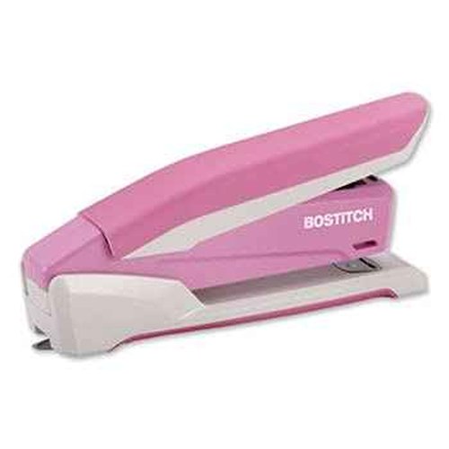 Pink Ribbon Desktop Stapler, 20-Sheet Capacity, Black/Pink by ACCENTRA, INC. (Catalog Category: Paper, Pens & Desk Supplies / Staplers / Desktop)