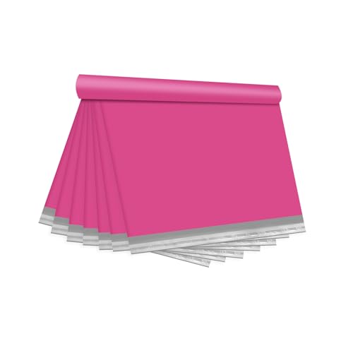 KKBESTPACK 500 Pcs 12x15.5 Poly Mailer Envelopes Shipping Bags Self Adhesive Waterproof Bags (Pink)